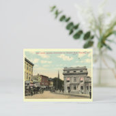 ニューヨークのPeekskillのメインヴィンテージ ポストカード (スタンド正面)