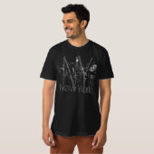 ニューヨークのTシャツの男性ニューヨークのオーガニックなTシャツ Tシャツ (正面フル)
