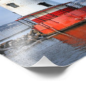 ニューヨークのTarrytown Light house写真 フォトプリント (角)