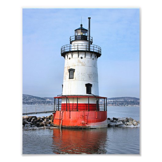 ニューヨークのTarrytown Light house写真 フォトプリント (正面)