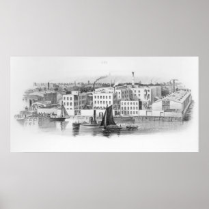 ニューヨークのThe American Bank Note Company ポスター