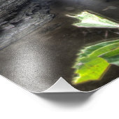 ニューヨークのWatkins Glenエントランスカスケード。 フォトプリント (角)