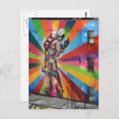 ニューヨークはがきのグラフィティ ポストカード (正面/裏面)