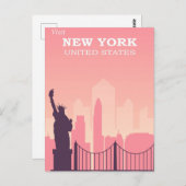 ニューヨークはがきへようこそ ポストカード (正面/裏面)