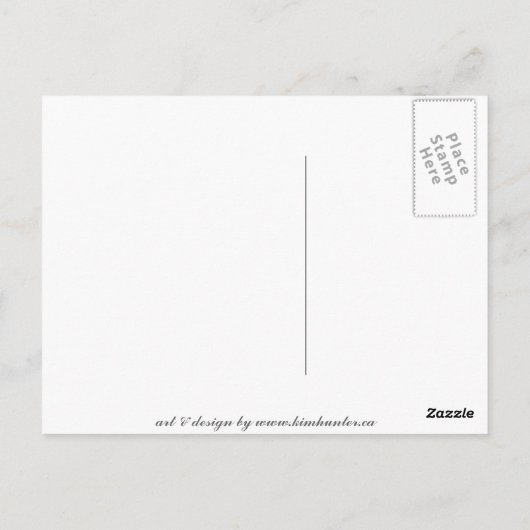 ニューヨークはがきブル像NYC土産カード ポストカード (裏面)