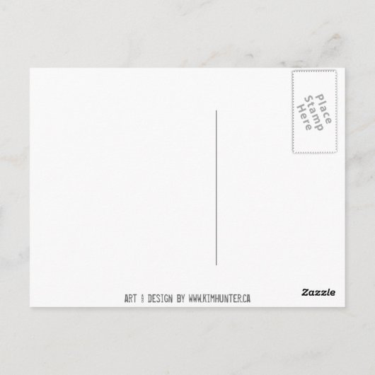 ニューヨークはがきブル像NYC土産カード ポストカード (裏面)