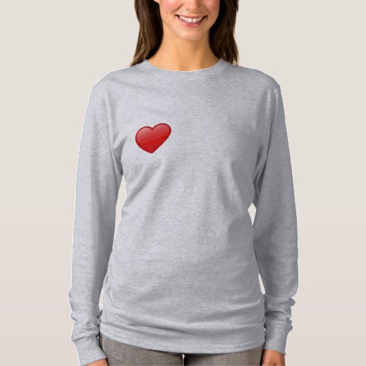 ニューヨークは私を愛し、私はニューヨークを愛する Tシャツ (正面)