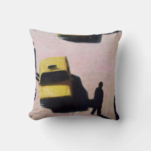 ニューヨークは1990年を滑走させます クッション (正面)