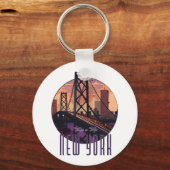 ニューヨークへの旅行 キーホルダー (正面)