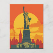 ニューヨークへの旅行 ポストカード (正面)