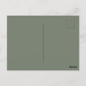 ニューヨークへの旅行 ポストカード (裏面)