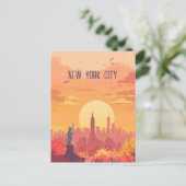 ニューヨークへの旅行 ポストカード (スタンド正面)