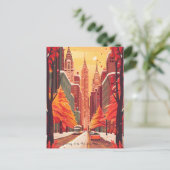 ニューヨークへの旅行 ポストカード (スタンド正面)