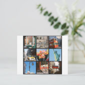 ニューヨークへの海外旅行 ポストカード (スタンド正面)