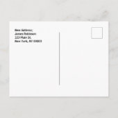 ニューヨークへの移動NYヴィンテージの変更 案内ポストカード (裏面)