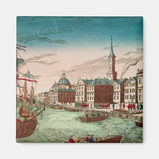 ニューヨークへの英国軍の上陸 マグネット (正面)