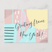 ニューヨークへ引越した ポストカード (正面)