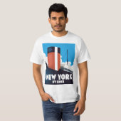 ニューヨークへ船旅 Tシャツ (正面フル)