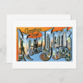 ニューヨークよりご挨拶! ポストカード (正面/裏面)