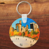 ニューヨークアイスクリンクセントラルパーク キーホルダー (正面)