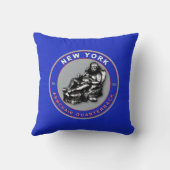 ニューヨークアメリカのMoJoサッカーピロー クッション (裏面)