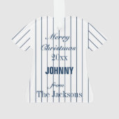 ニューヨークアメリカンベースボールジャージーオーナメント オーナメント (裏面)