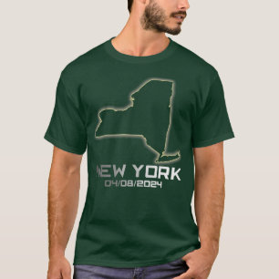 ニューヨークアメリカ天文学太陽の金日食2024 Tシャツ