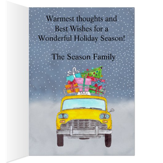 ニューヨークイエローキャブクリスマスギフト (内側 (右))