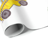 ニューヨークイエローキャブタクシーのクリスマスツリー ラッピングペーパー (ロールコーナー)