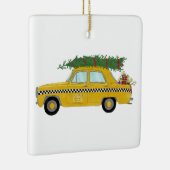 ニューヨークイエローキャブタクシークリスマスツリー セラミックオーナメント (右)