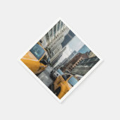 ニューヨークイエロータクシーバス スタンダードカクテルナプキン (角)