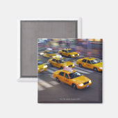 ニューヨークイエロータクシー マグネット (正面/裏面)