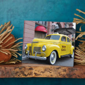 ニューヨークイエローヴィンテージタクシー フォトプラーク (側面)