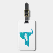 ニューヨークウェーブ魚釣り ラゲッジタグ (正面縦)