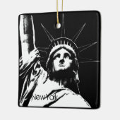 ニューヨークオーナメントニューヨークサマーナデコレーション セラミックオーナメント (左)