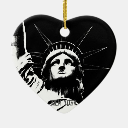 ニューヨークオーナメントニューヨークサマーナデコレーション セラミックオーナメント (正面)