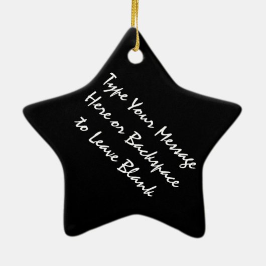 ニューヨークオーナメントパーソナライズされたお土産デコレーション セラミックオーナメント (裏面)