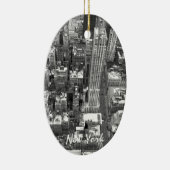 ニューヨークオーナメントパーソナライズされたニューヨークサミナリー セラミックオーナメント (右)