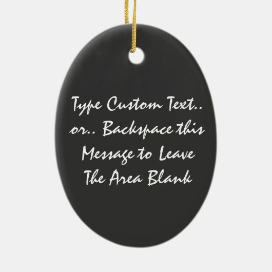 ニューヨークオーナメントパーソナライズされたニューヨークサミナリー セラミックオーナメント (裏面)