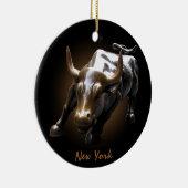 ニューヨークオーナメントパーソナライズされたニューヨーク装飾 セラミックオーナメント (右)