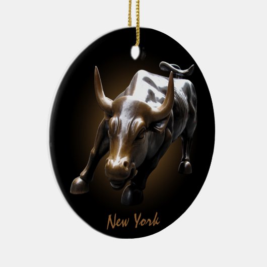 ニューヨークオーナメントパーソナライズされたニューヨーク装飾 セラミックオーナメント (右)