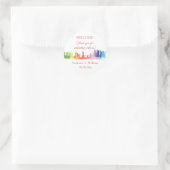 ニューヨークカラフルシティ結婚スカイライン ラウンドシール (バッグ)