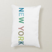 ニューヨークカラフル文字 アクセントクッション (裏面(縦))