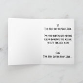 ニューヨークカードニューヨークシティのスカイラインの記念品カード カード (内部)