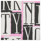 ニューヨークガールマンハッタンピンクパーティー ファブリック (クローズアップ)