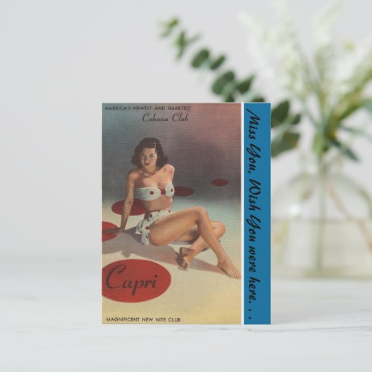 ニューヨークキャプリカバナクラブナイトクラブ ポストカード (スタンド正面)