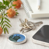 ニューヨークキーチェーンニューヨーク土産リバティギフト キーホルダー (側面)