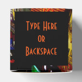 ニューヨークギフトボックスパーソナライズされたタイムズスクエアボックス フェイバーボックス (上部)