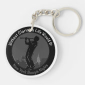 ニューヨーククラリネットプレーヤー キーホルダー (裏面)