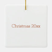 ニューヨーククリスマスフィフスアベニューウィンドウショッピング セラミックオーナメント (裏面)